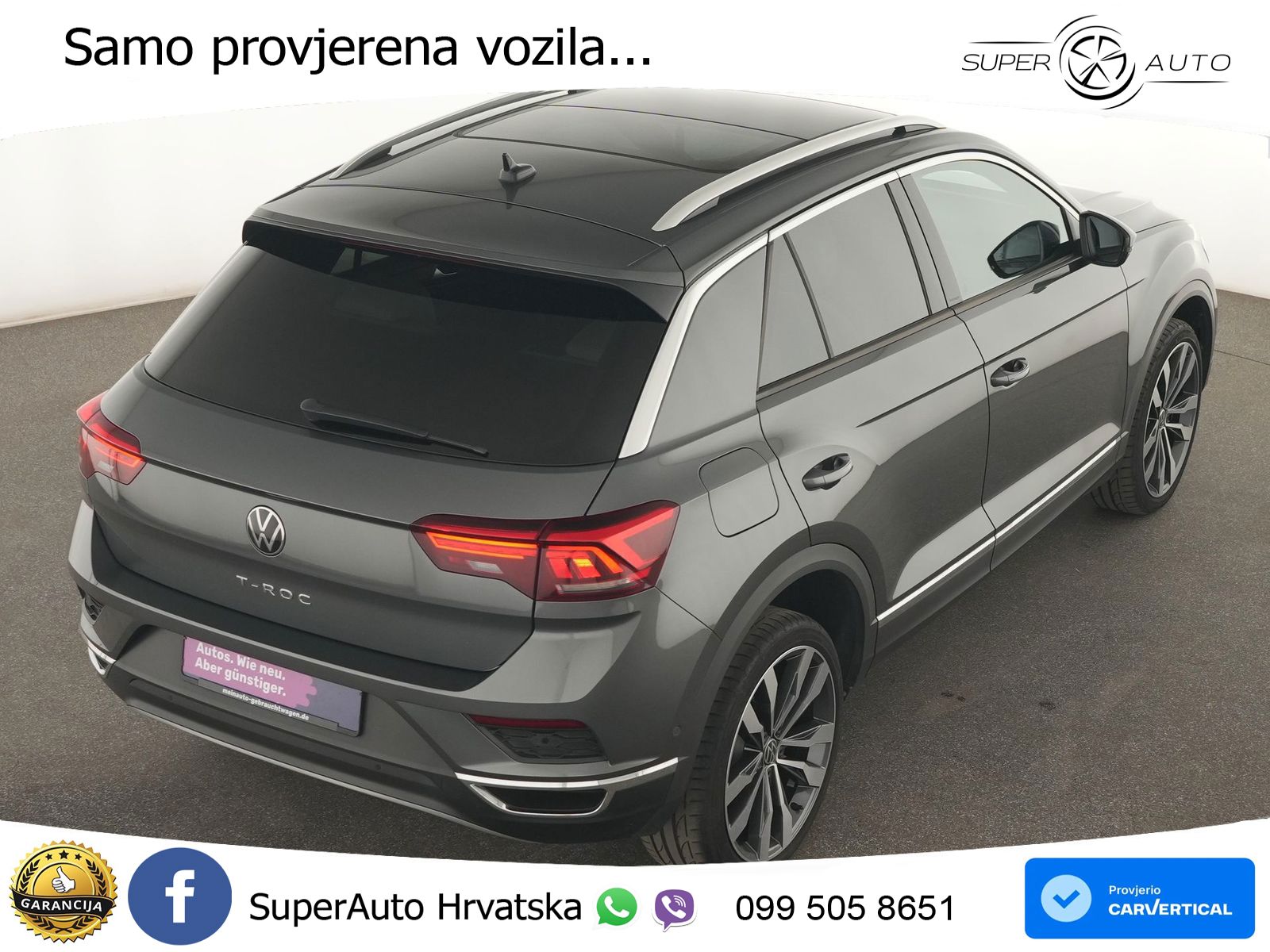 Volkswagen T-Roc I 2.0 TDI (150 KS) DSG LED+GR SJED+ACC
