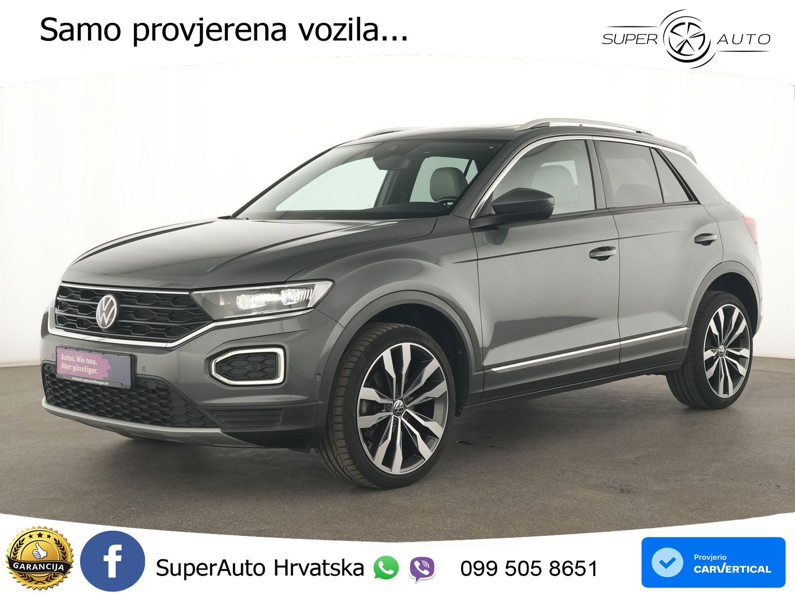 Volkswagen T-Roc I 2.0 TDI (150 KS) DSG LED+GR SJED+ACC