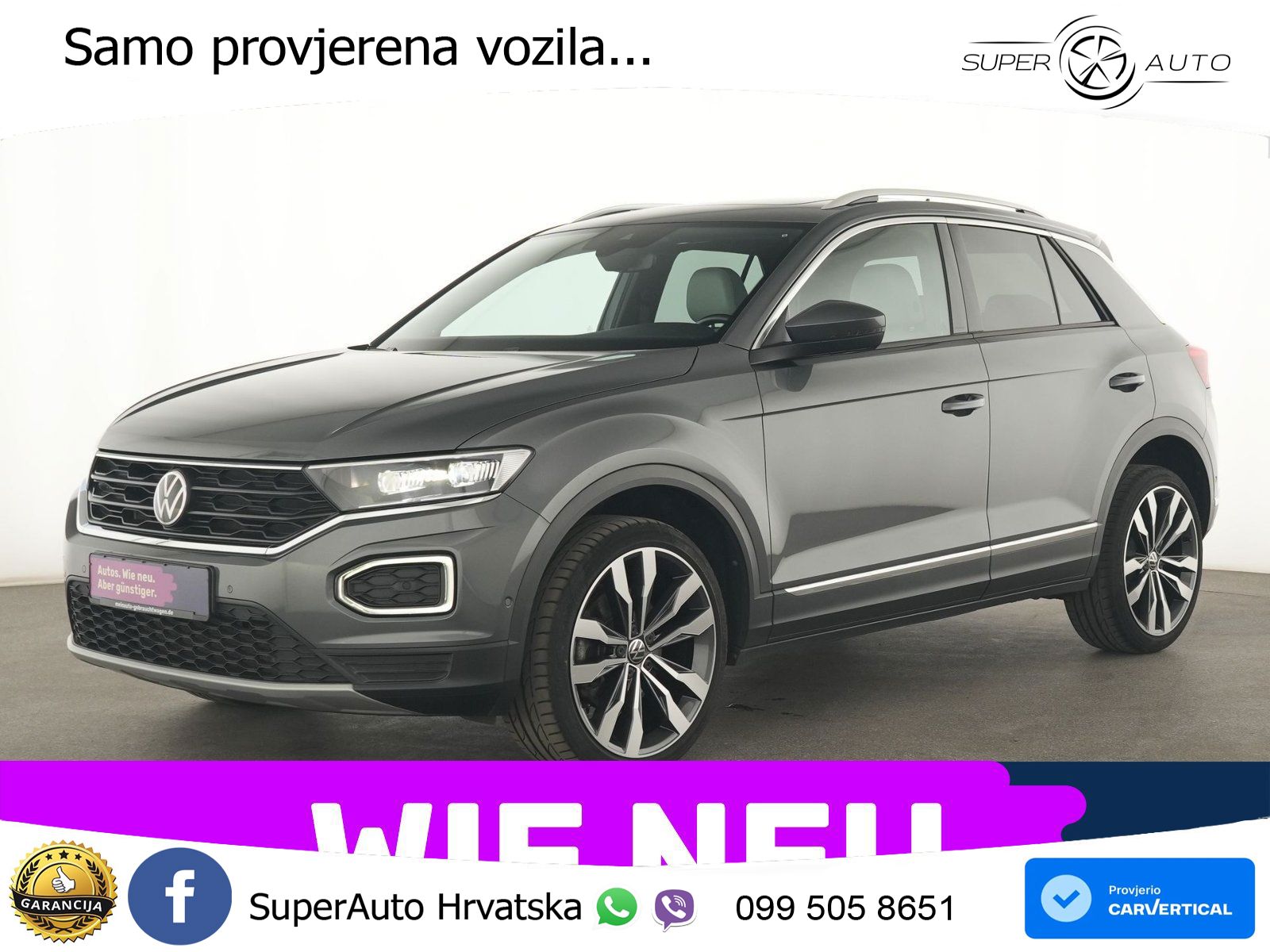 Volkswagen T-Roc I 2.0 TDI (150 KS) DSG LED+GR SJED+ACC