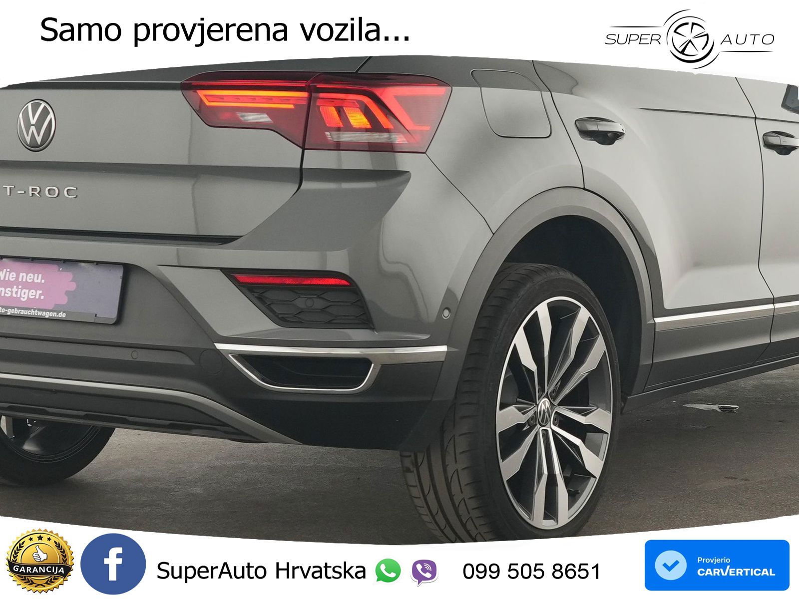 Volkswagen T-Roc I 2.0 TDI (150 KS) DSG LED+GR SJED+ACC