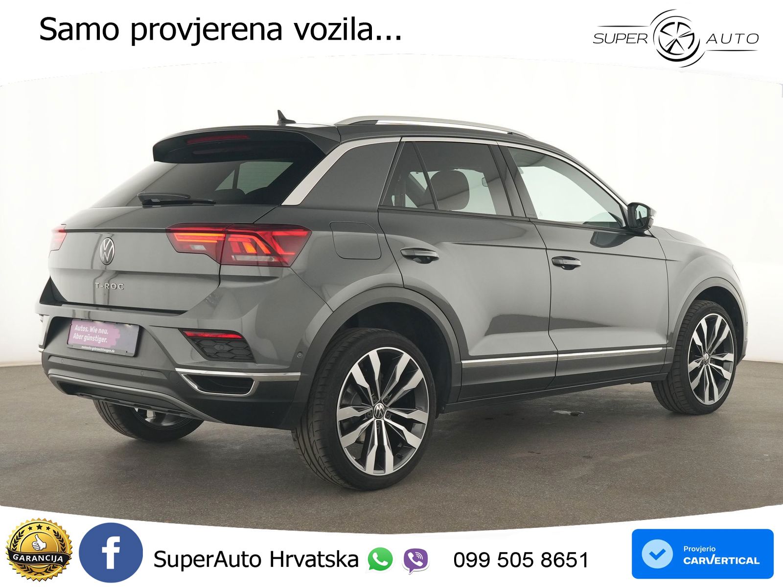 Volkswagen T-Roc I 2.0 TDI (150 KS) DSG LED+GR SJED+ACC