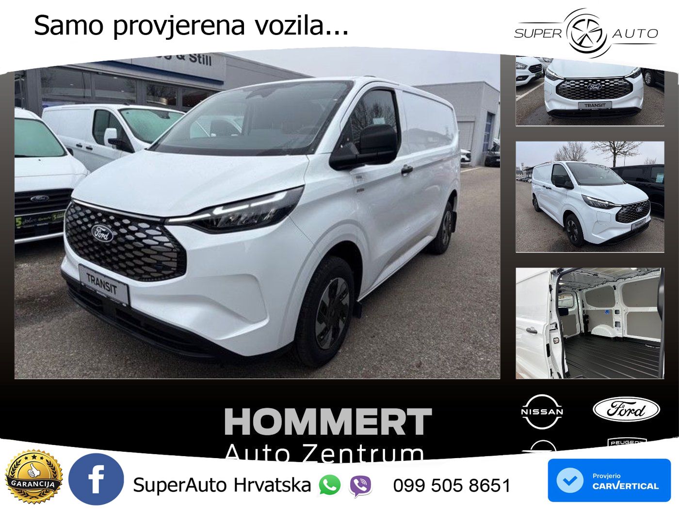 Ford E-Transit Custom Kasten Trend 320 L1 AWD NAV*iAC 136 KS