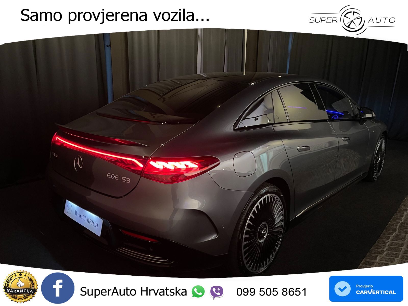 Mercedes EQE AMG 53 100 kWh (625 KS) 4MATIC+ ACC+HEAD+GR SJED+360+PANO
