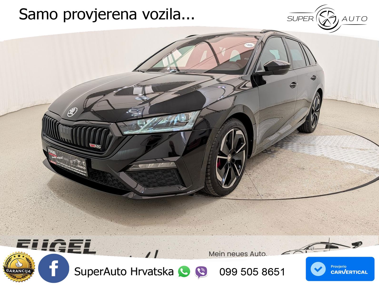 Škoda Octavia Combi RS 2.0 TDI (200 KS) DSG MATRIX+GR SJED+KAM