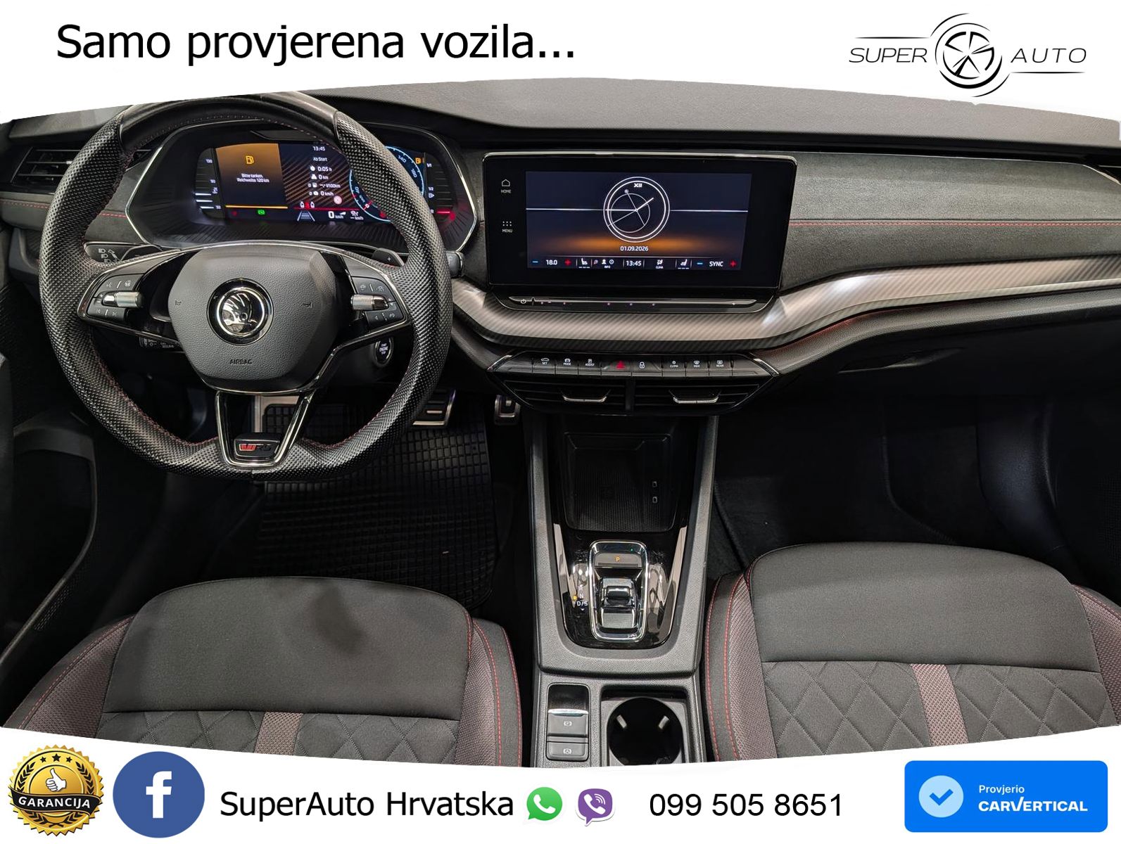 Škoda Octavia Combi RS 2.0 TDI (200 KS) DSG MATRIX+GR SJED+KAM
