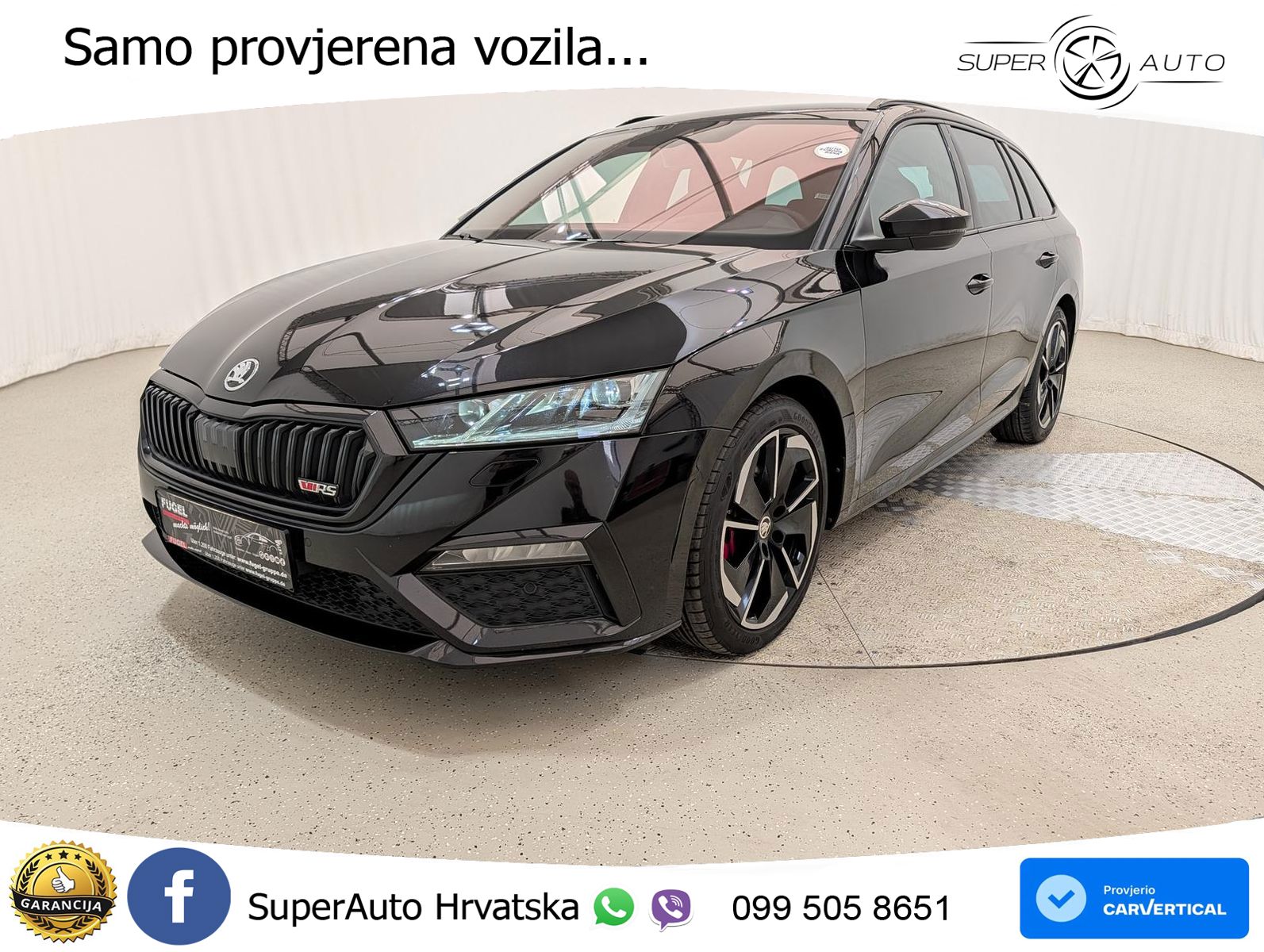 Škoda Octavia Combi RS 2.0 TDI (200 KS) DSG MATRIX+GR SJED+KAM