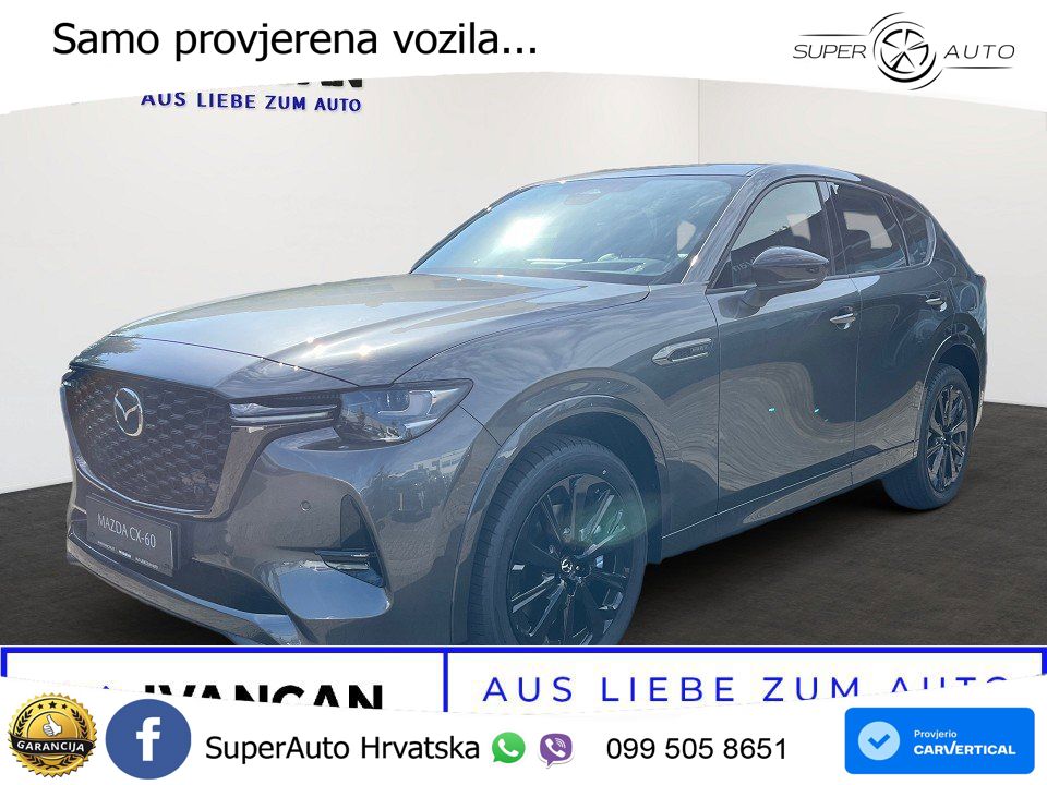 Mazda CX-60 2.5 e-Skyactiv (328 KS) AWD Automatic MATRIX+GR SJED+KAM