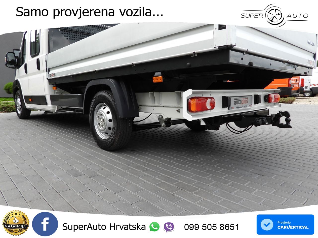 Peugeot BOXER PRITSCHE DOPPELKABINE DOKA 7 SITZE 140 KS