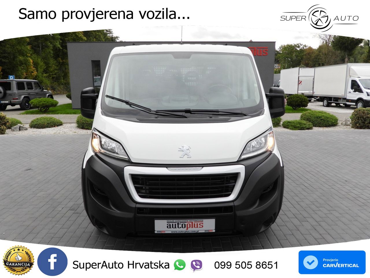 Peugeot BOXER PRITSCHE DOPPELKABINE DOKA 7 SITZE 140 KS
