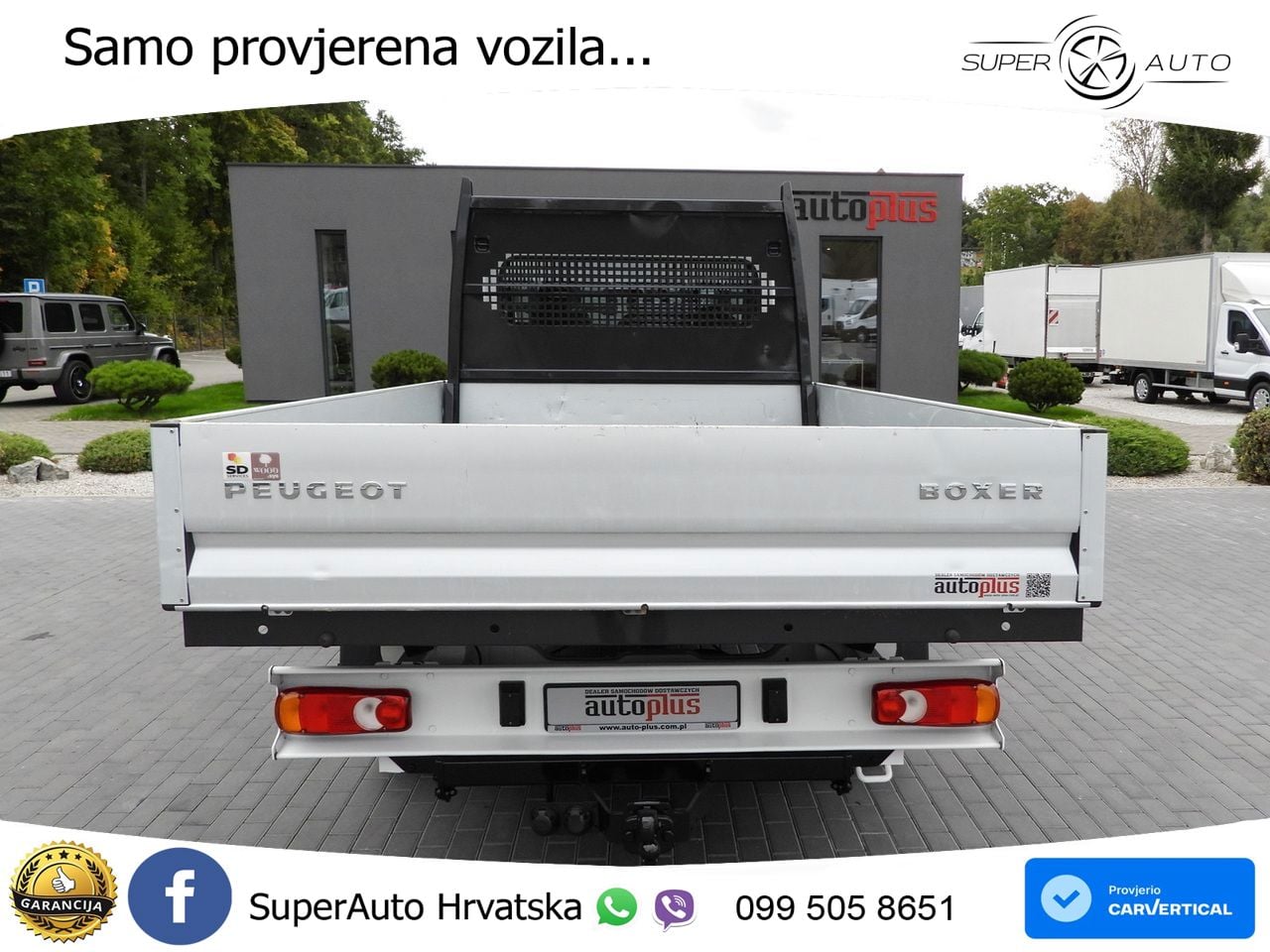 Peugeot BOXER PRITSCHE DOPPELKABINE DOKA 7 SITZE 140 KS