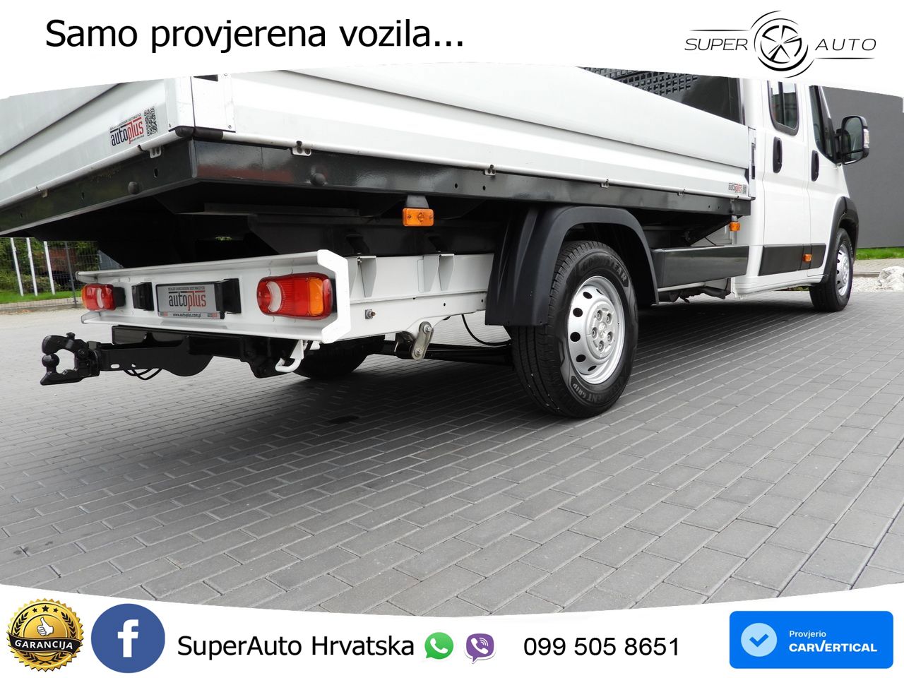 Peugeot BOXER PRITSCHE DOPPELKABINE DOKA 7 SITZE 140 KS