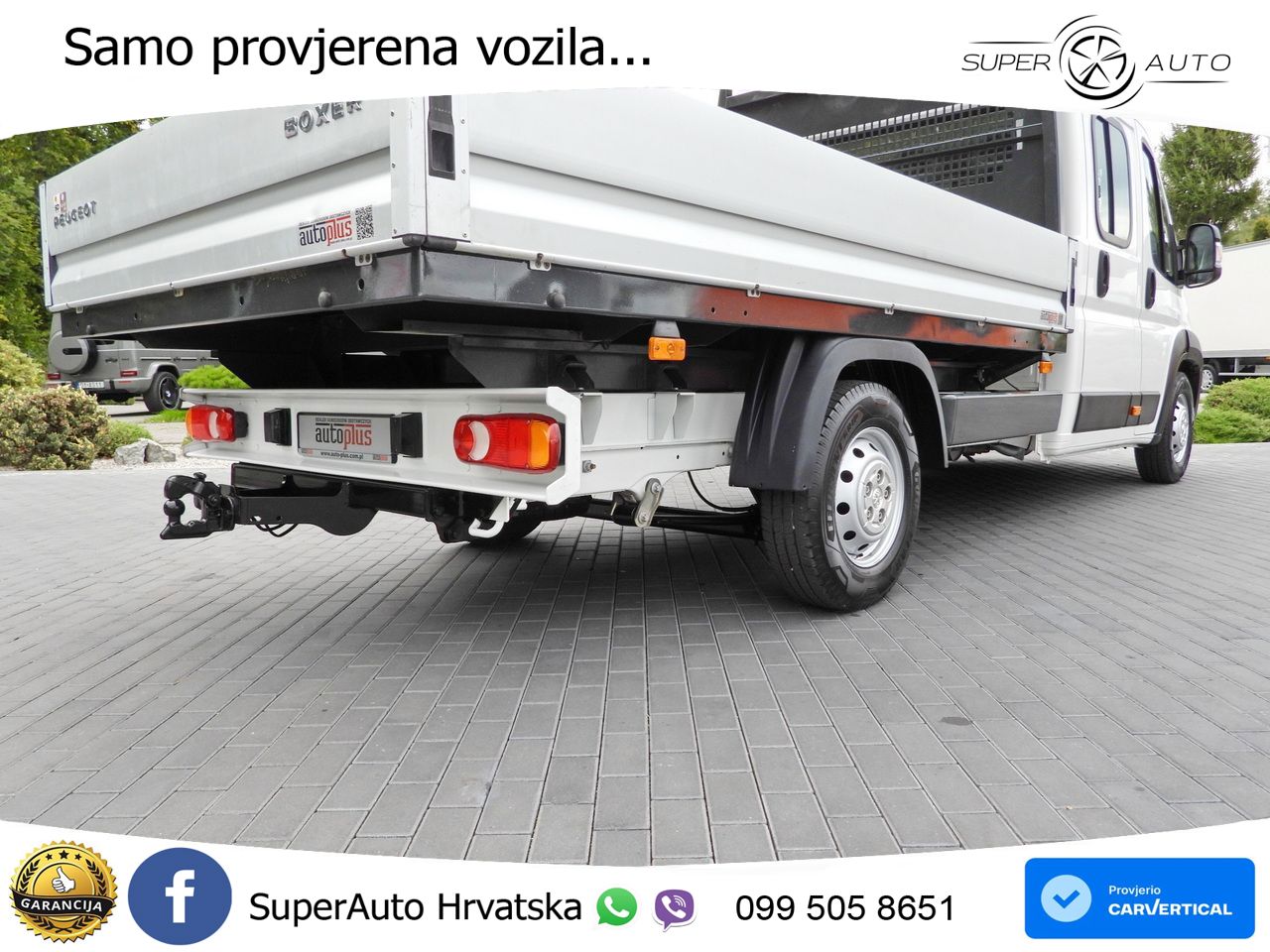 Peugeot BOXER PRITSCHE DOPPELKABINE DOKA 7 SITZE 140 KS