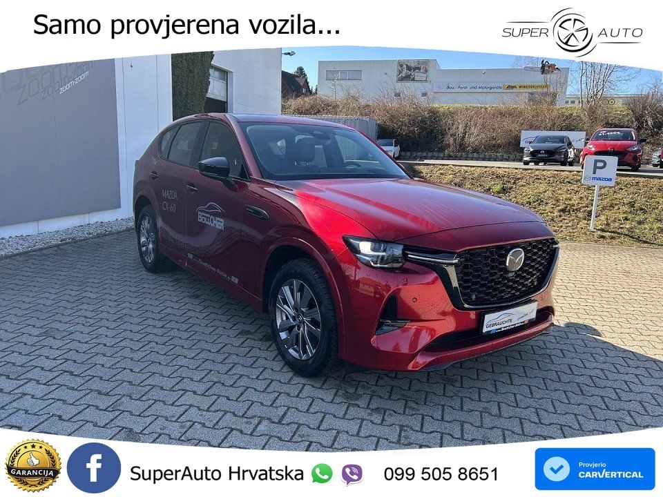 Mazda CX-60 3.3 e-Skyactiv D (200 KS) Automatic LED+GR SJED+ACC