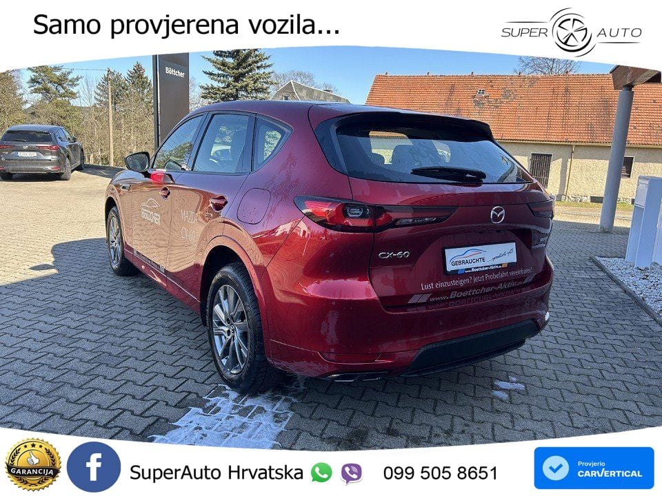 Mazda CX-60 3.3 e-Skyactiv D (200 KS) Automatic LED+GR SJED+ACC