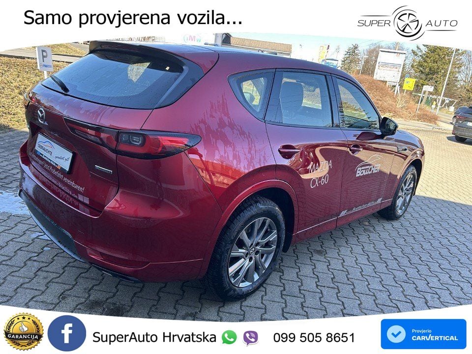 Mazda CX-60 3.3 e-Skyactiv D (200 KS) Automatic LED+GR SJED+ACC