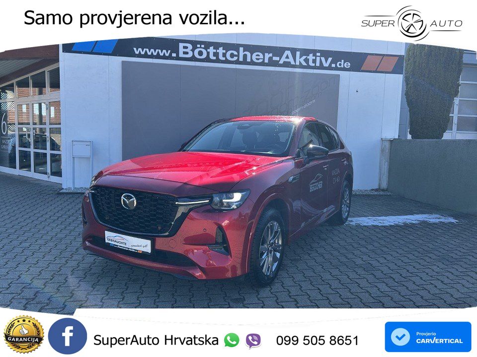 Mazda CX-60 3.3 e-Skyactiv D (200 KS) Automatic LED+GR SJED+ACC