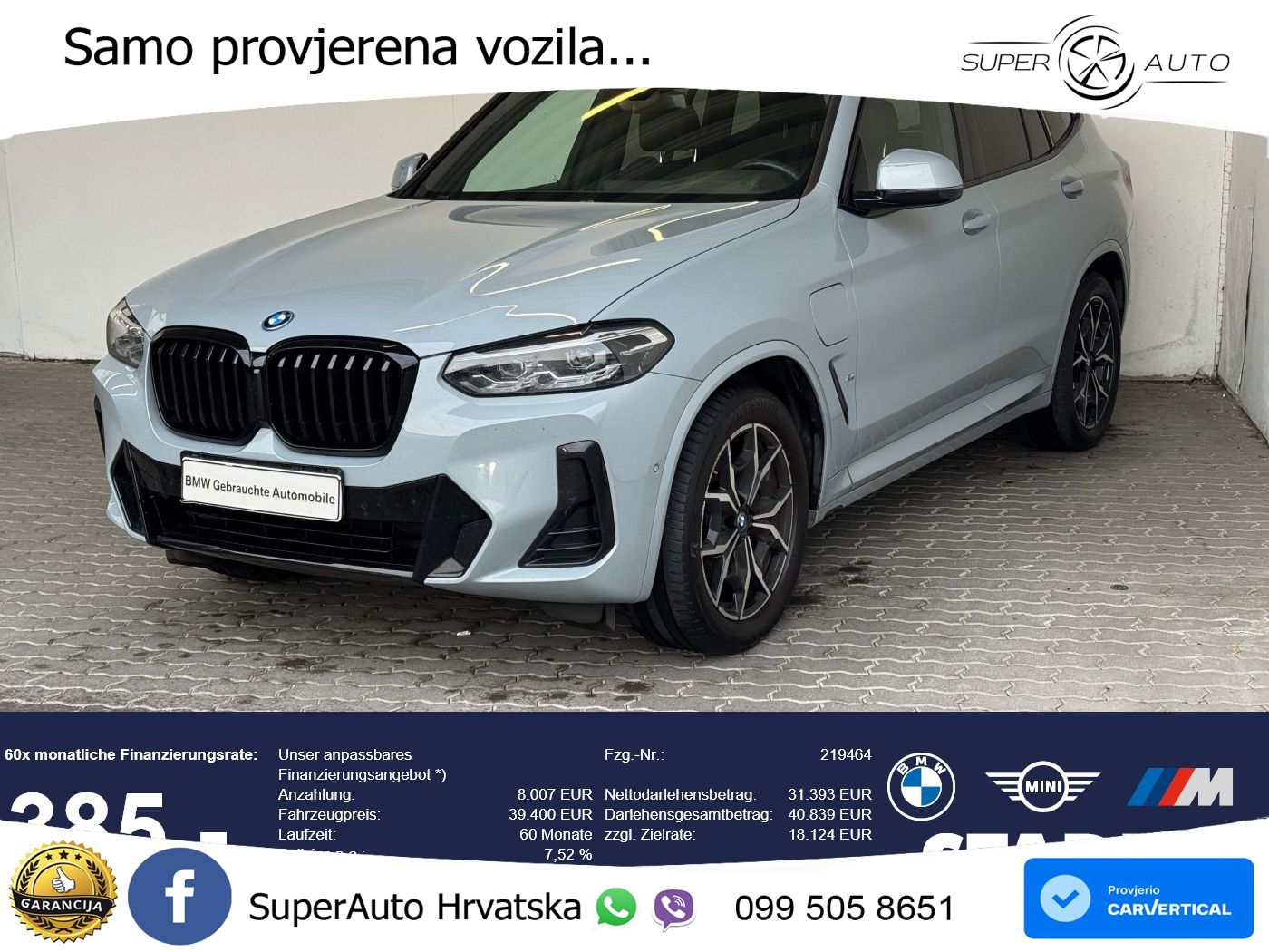 BMW X3 30e xDrive Steptronic M Sport