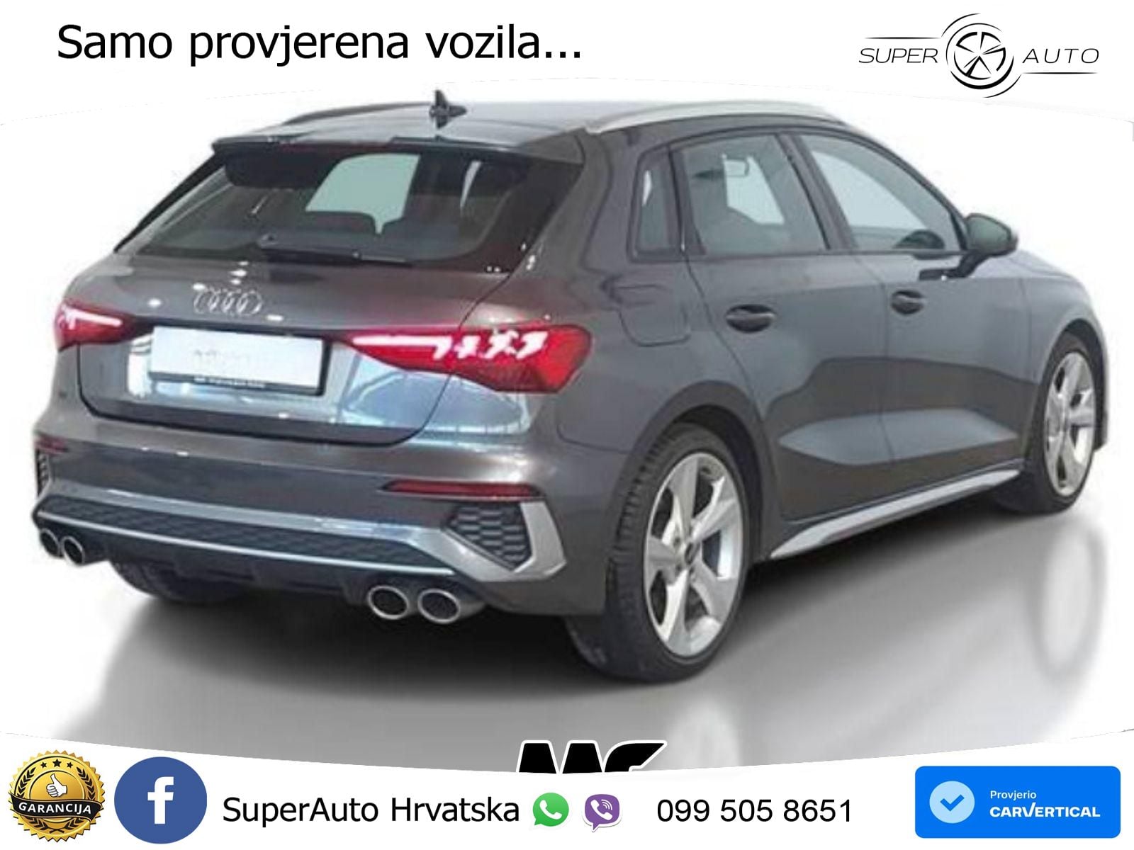 Audi S3 2.0 TFSI (310 KS) quattro S tronic LED+GR SJED+ACC