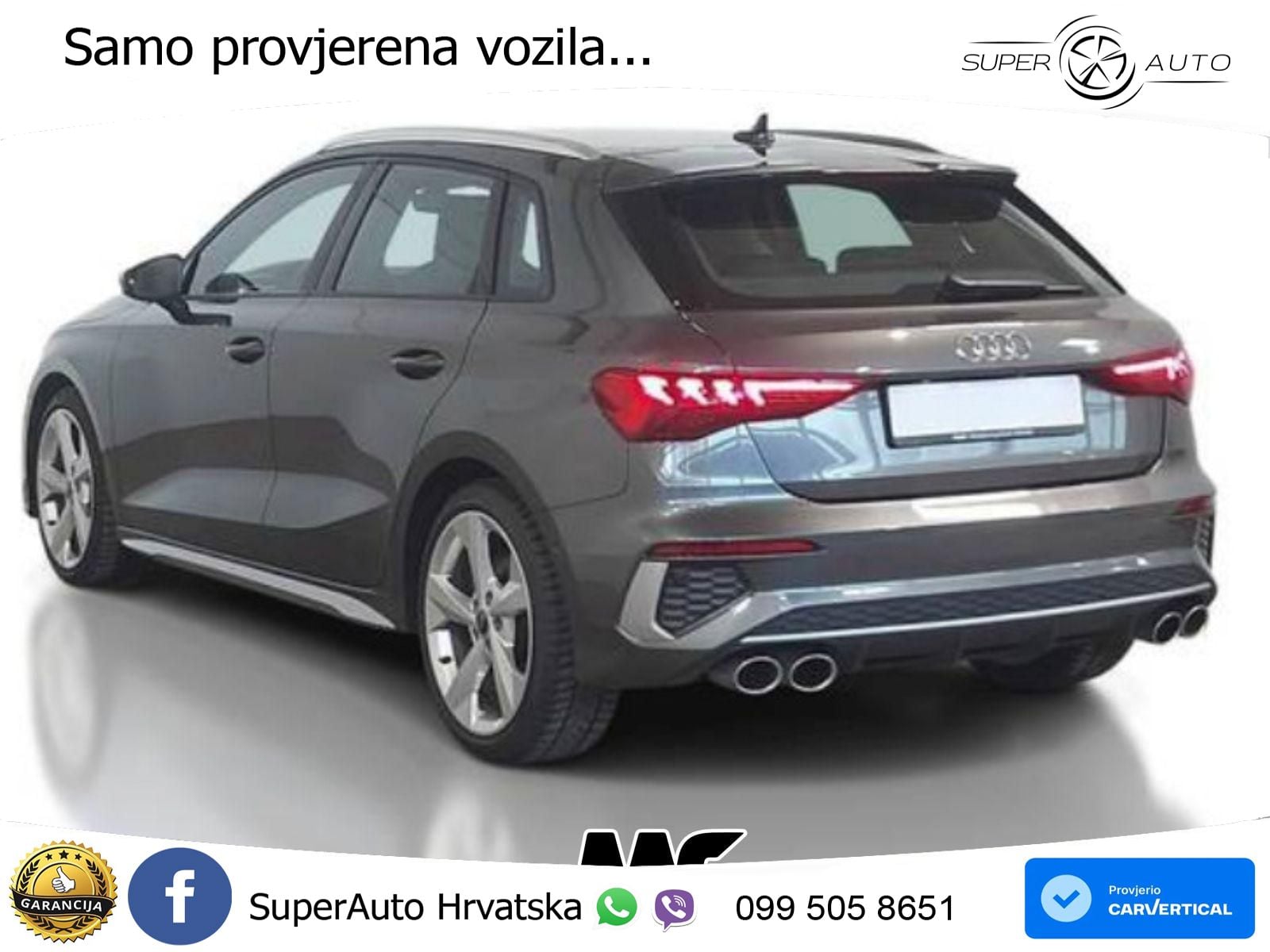 Audi S3 2.0 TFSI (310 KS) quattro S tronic LED+GR SJED+ACC
