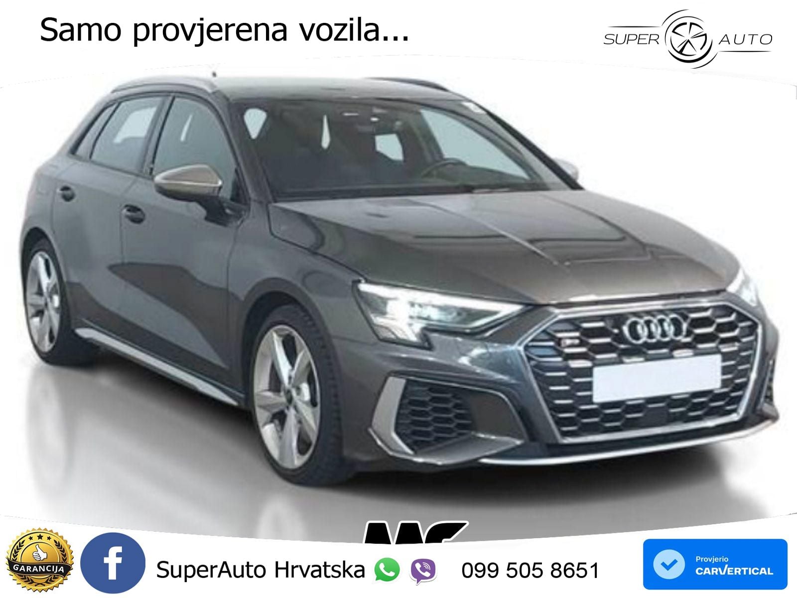 Audi S3 2.0 TFSI (310 KS) quattro S tronic LED+GR SJED+ACC
