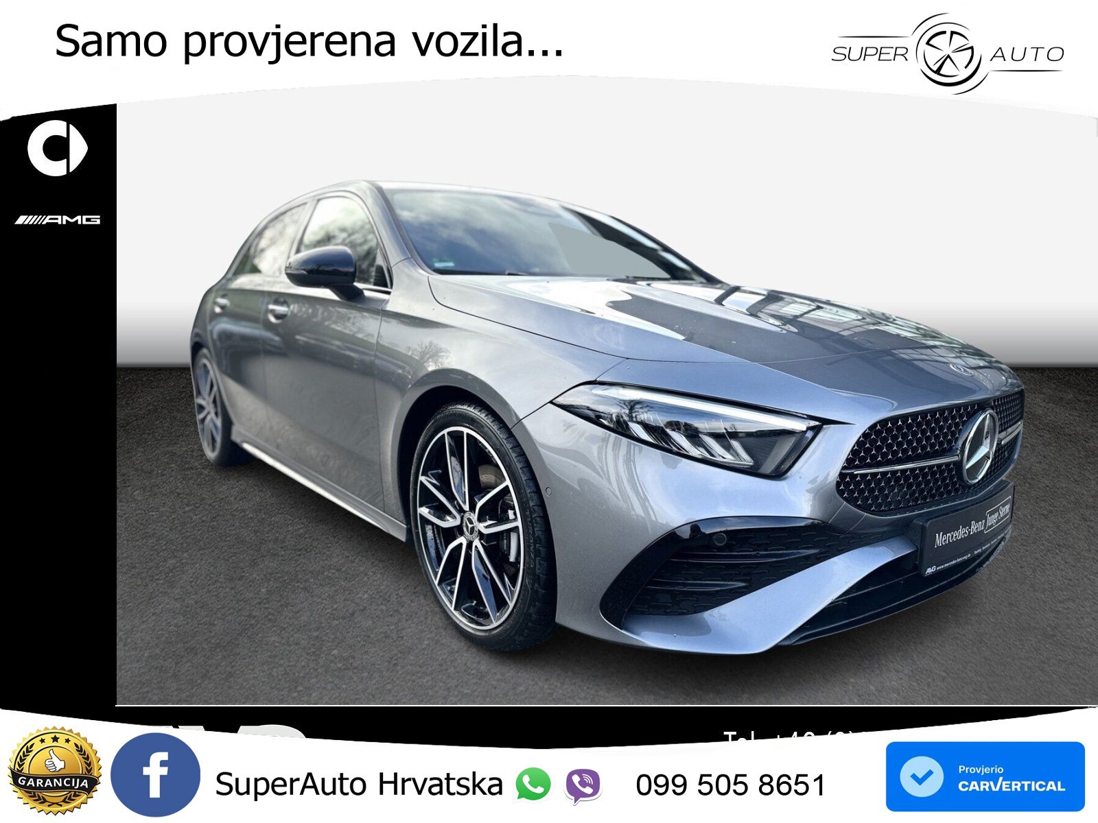 Mercedes-Benz A 180 7G-DCT LED+GR SJED+ACC