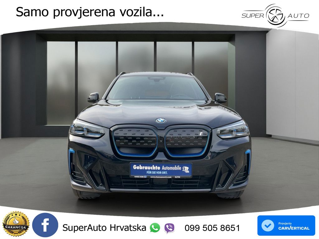 BMW iX3 80 kWh (286 KS) ACC+HEAD+GR SJED+360+PANO