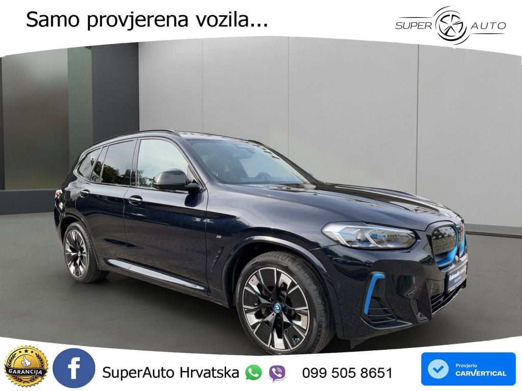 BMW iX3 80 kWh (286 KS) ACC+HEAD+GR SJED+360+PANO