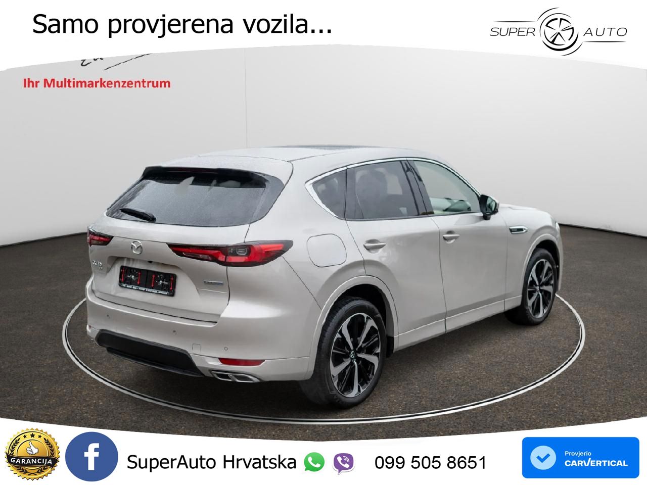 Mazda CX-60 2.5 e-Skyactiv (328 KS) AWD Automatic LED+GR SJED+ACC