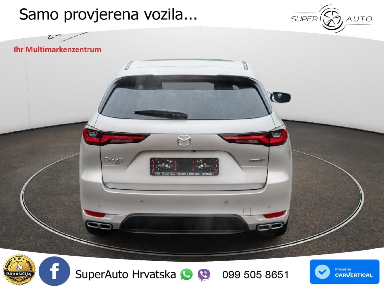 Mazda CX-60 2.5 e-Skyactiv (328 KS) AWD Automatic LED+GR SJED+ACC
