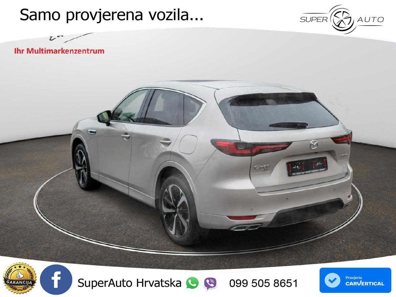 Mazda CX-60 2.5 e-Skyactiv (328 KS) AWD Automatic LED+GR SJED+ACC