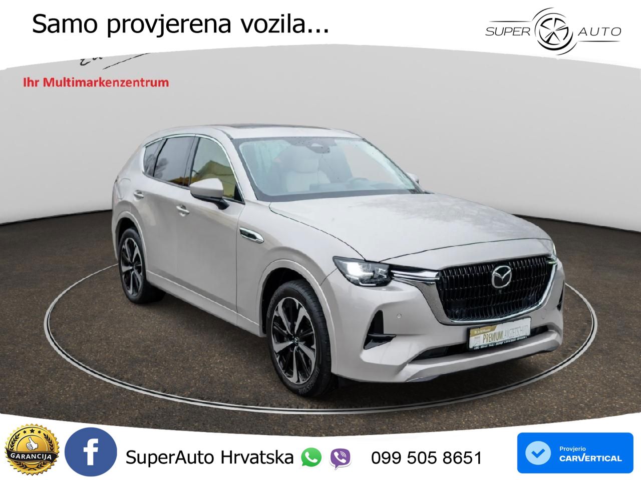 Mazda CX-60 2.5 e-Skyactiv (328 KS) AWD Automatic LED+GR SJED+ACC