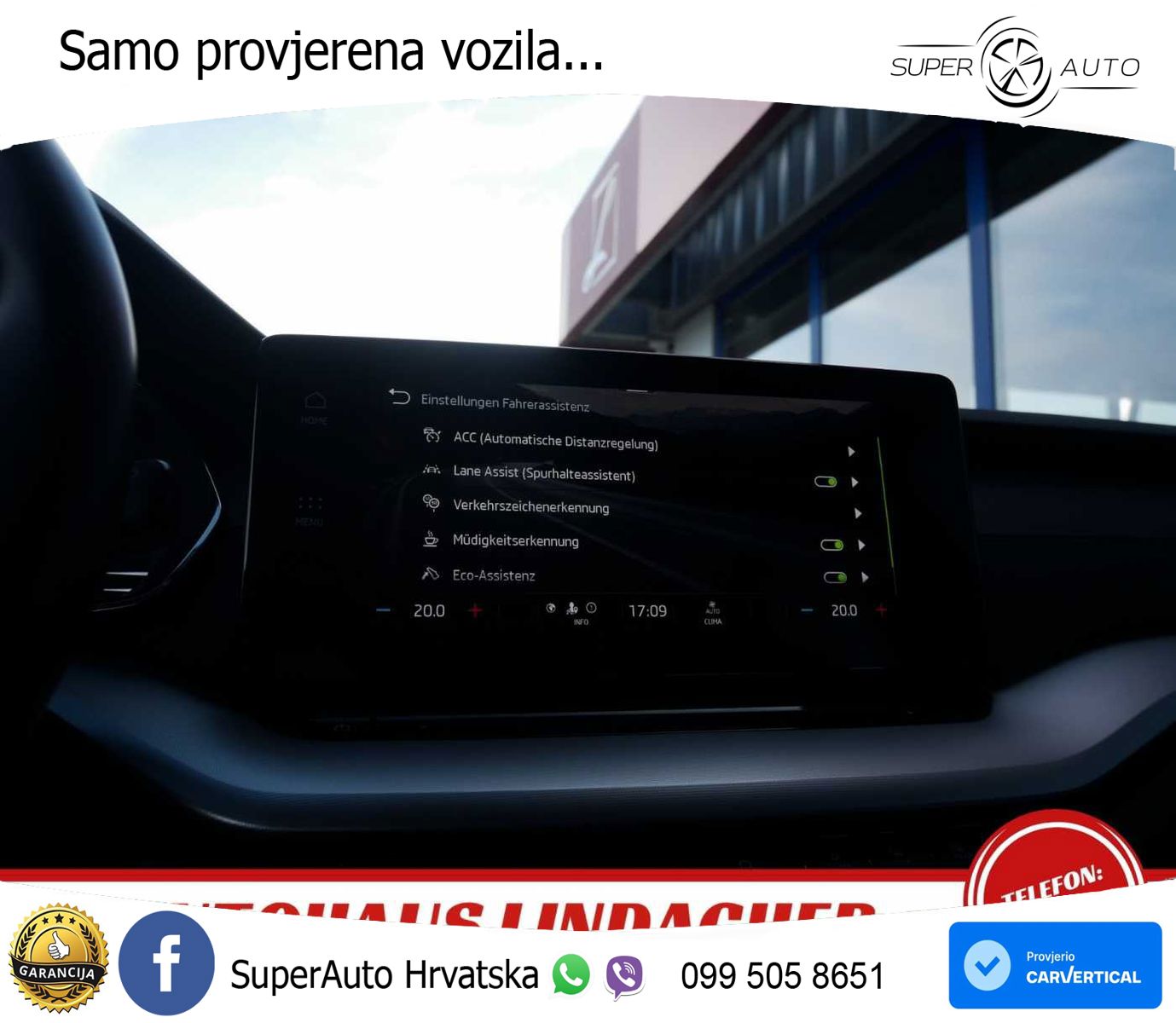 Škoda Octavia Combi 2.0 TDI (150 KS) LED+ACC