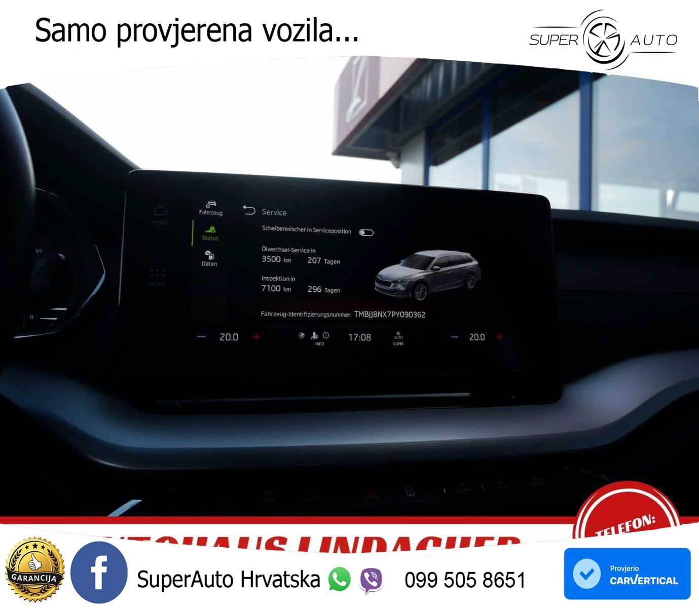 Škoda Octavia Combi 2.0 TDI (150 KS) LED+ACC