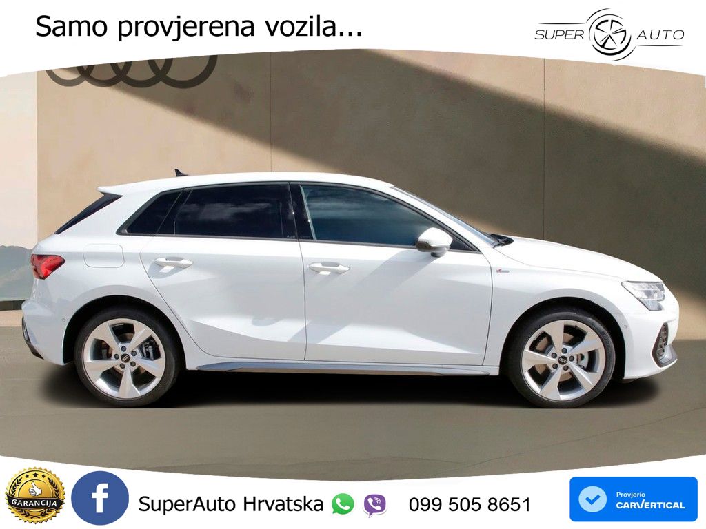 Audi A3 Sportback 40 TFSI (204 KS) quattro S tronic S line