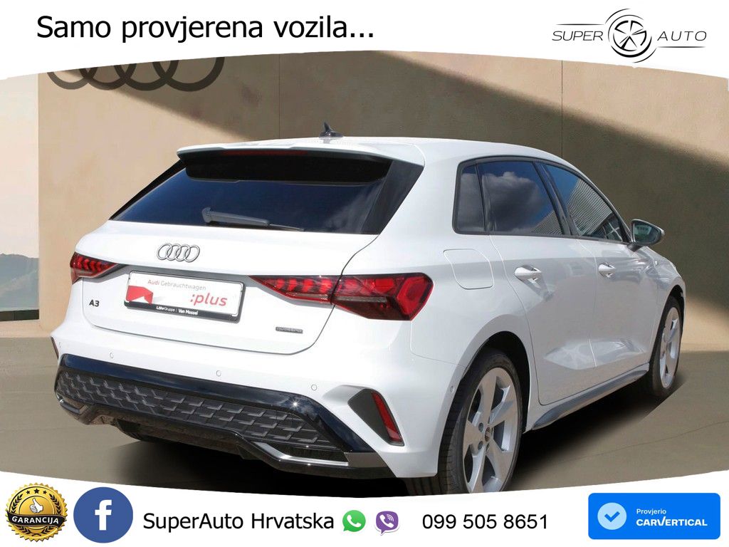 Audi A3 Sportback 40 TFSI (204 KS) quattro S tronic S line