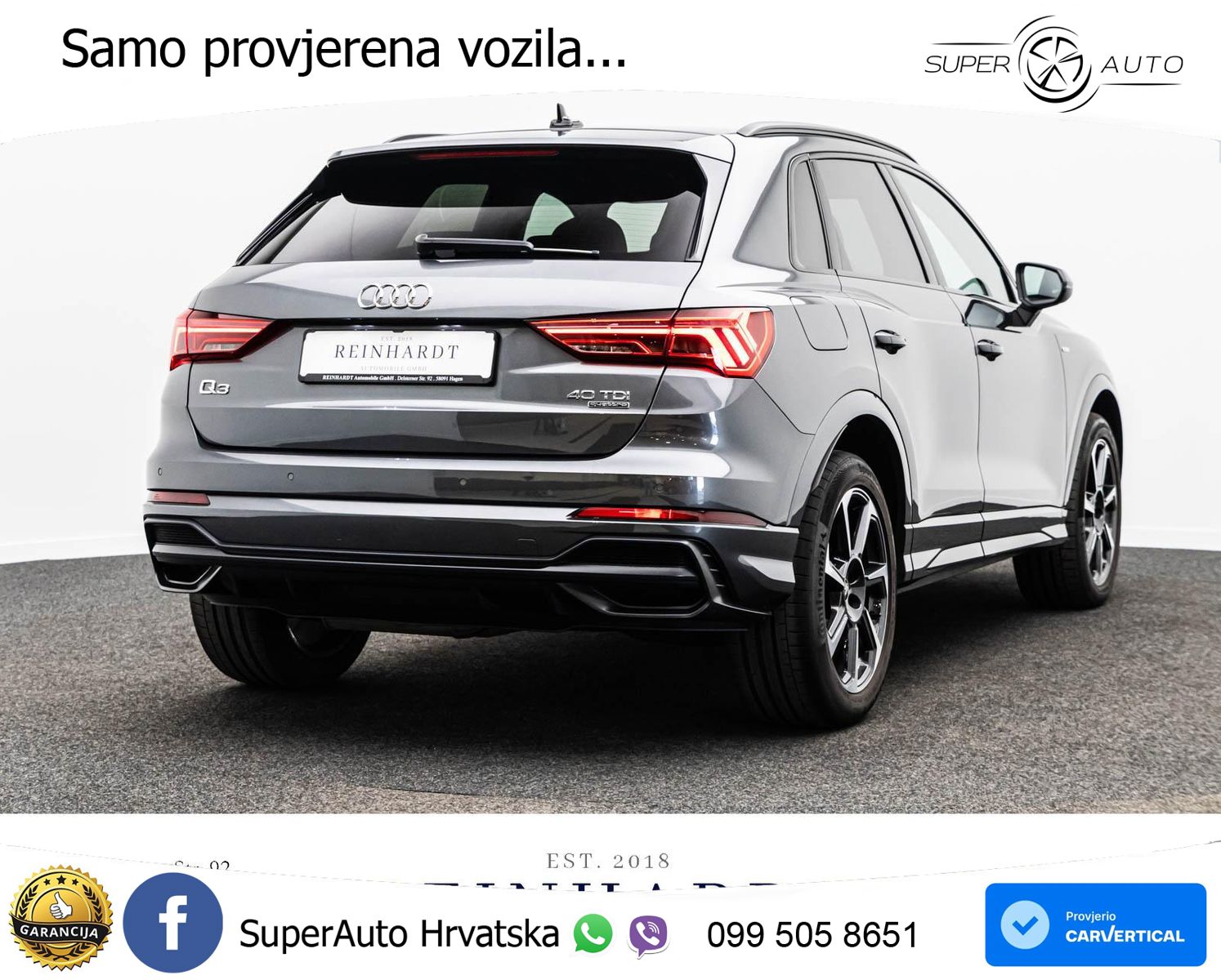 Audi Q3 40 TDI (200 KS) quattro S tronic S line