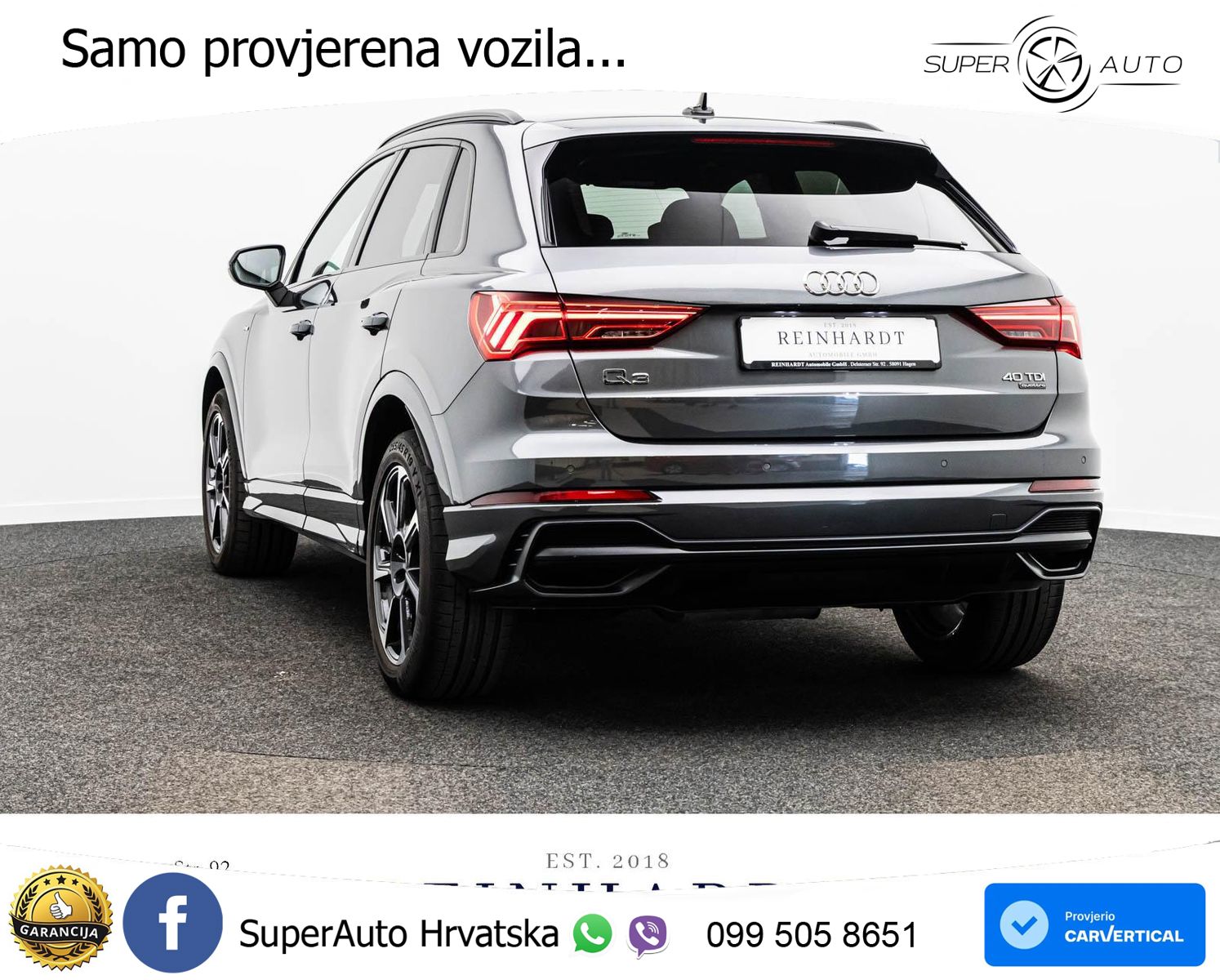 Audi Q3 40 TDI (200 KS) quattro S tronic S line