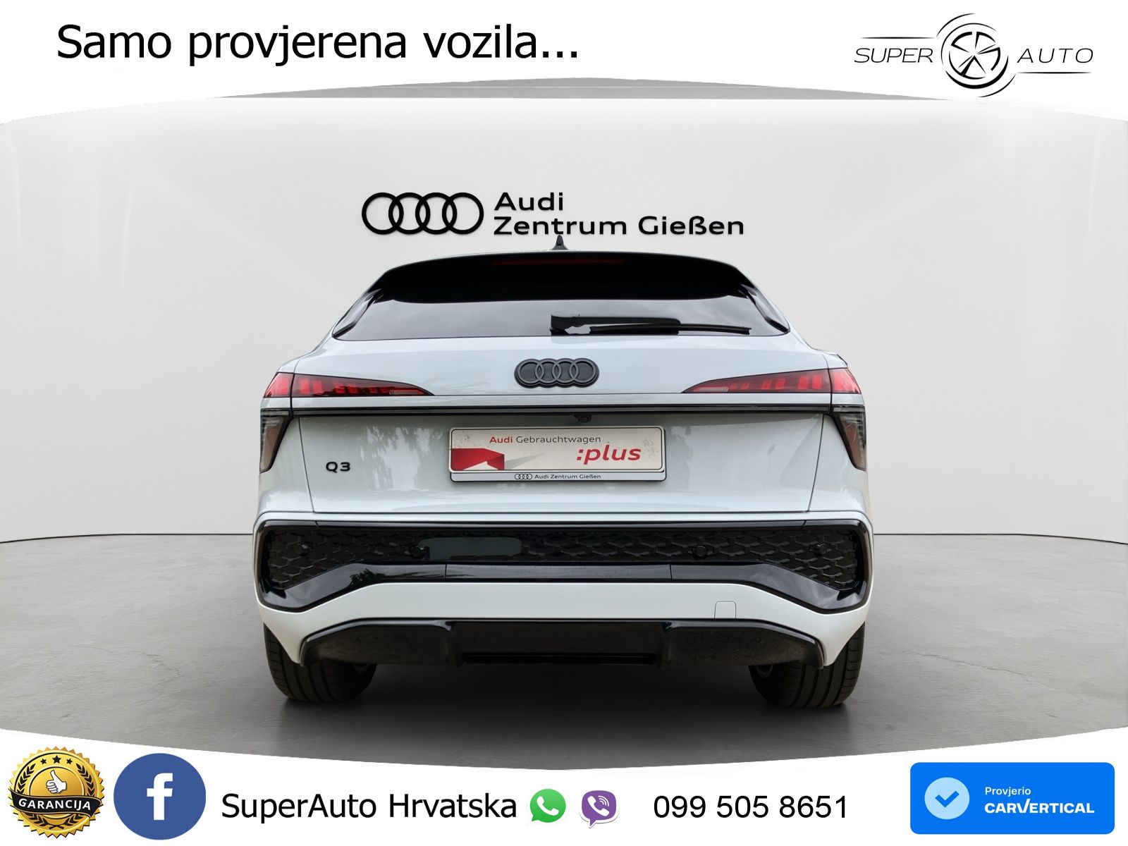 Audi Q3 Sportback 1.5 TFSIe (272 KS) S tronic S line LED+GR SJED+ACC
