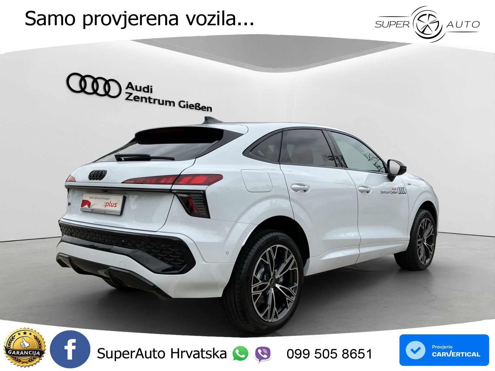 Audi Q3 Sportback 1.5 TFSIe (272 KS) S tronic S line LED+GR SJED+ACC