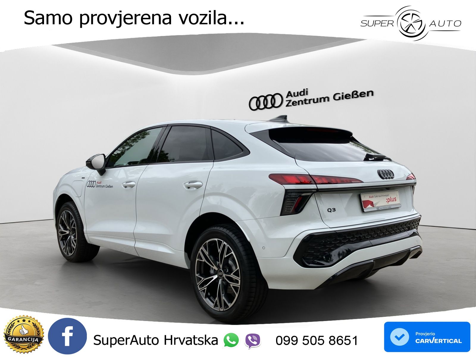 Audi Q3 Sportback 1.5 TFSIe (272 KS) S tronic S line LED+GR SJED+ACC