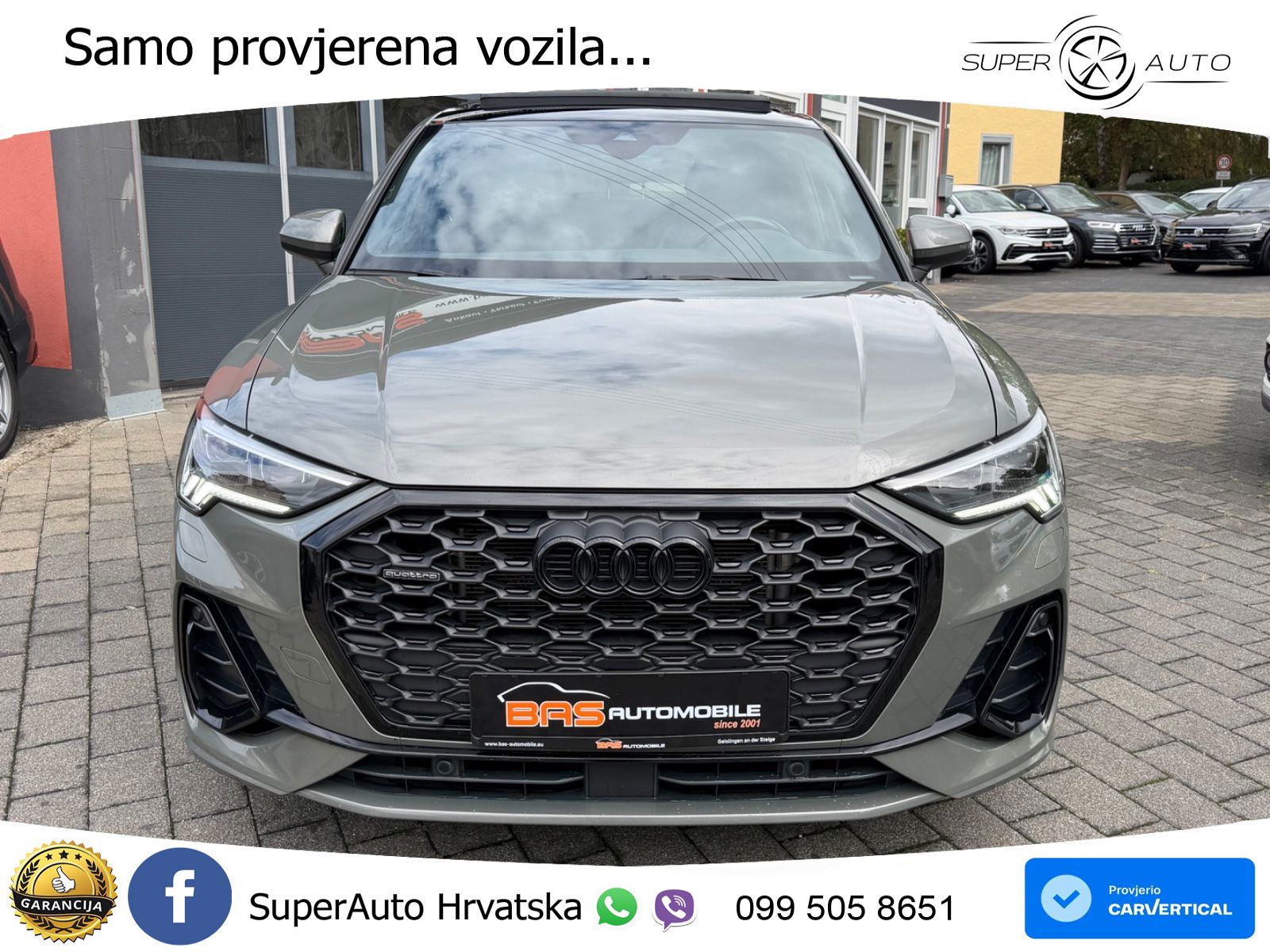 Audi Q3 II Sportback 45 TFSI (245 KS) quattro S tronic S line LED+GR SJED+ACC