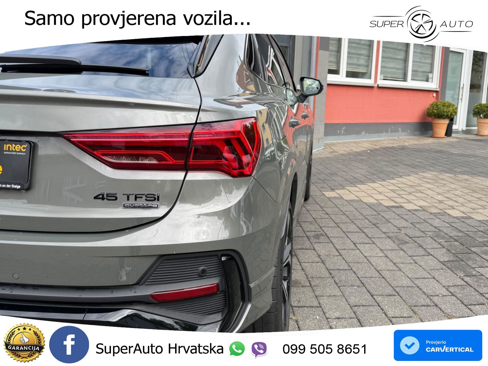 Audi Q3 II Sportback 45 TFSI (245 KS) quattro S tronic S line LED+GR SJED+ACC