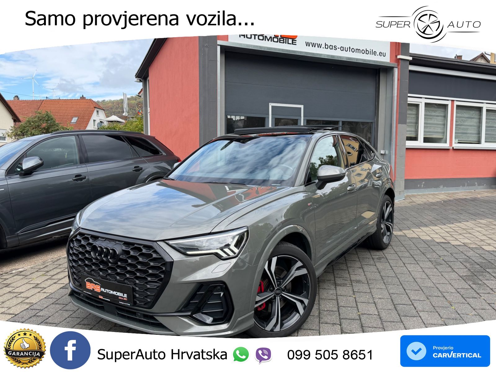 Audi Q3 II Sportback 45 TFSI (245 KS) quattro S tronic S line LED+GR SJED+ACC