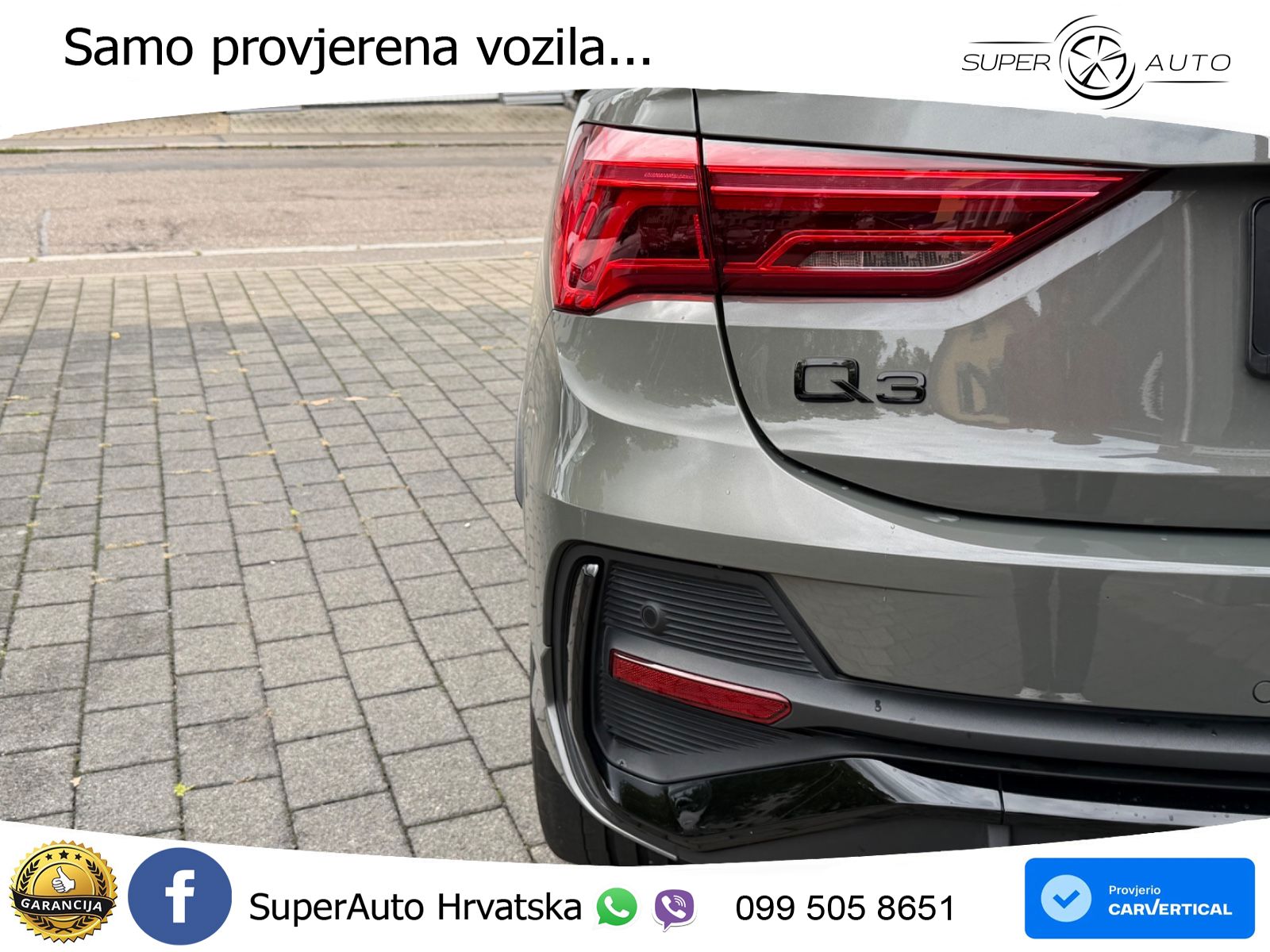 Audi Q3 II Sportback 45 TFSI (245 KS) quattro S tronic S line LED+GR SJED+ACC