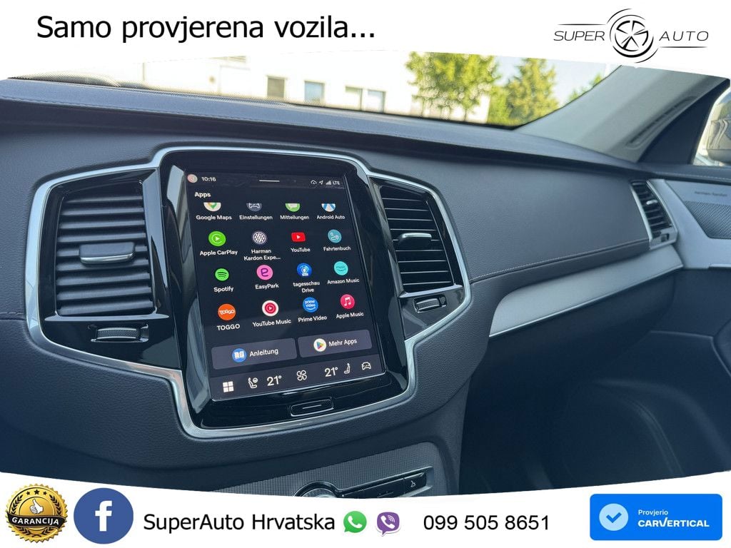 Volvo XC90 2.0 B5 Diesel AWD Automatic LED+GR SJED+ACC