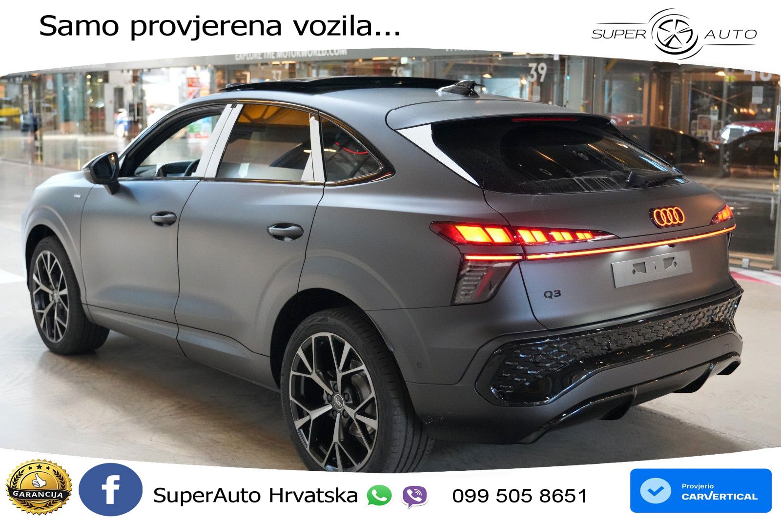 Audi Q3 Sportback 2.0 TDI (150 KS) S tronic S line LED+ACC