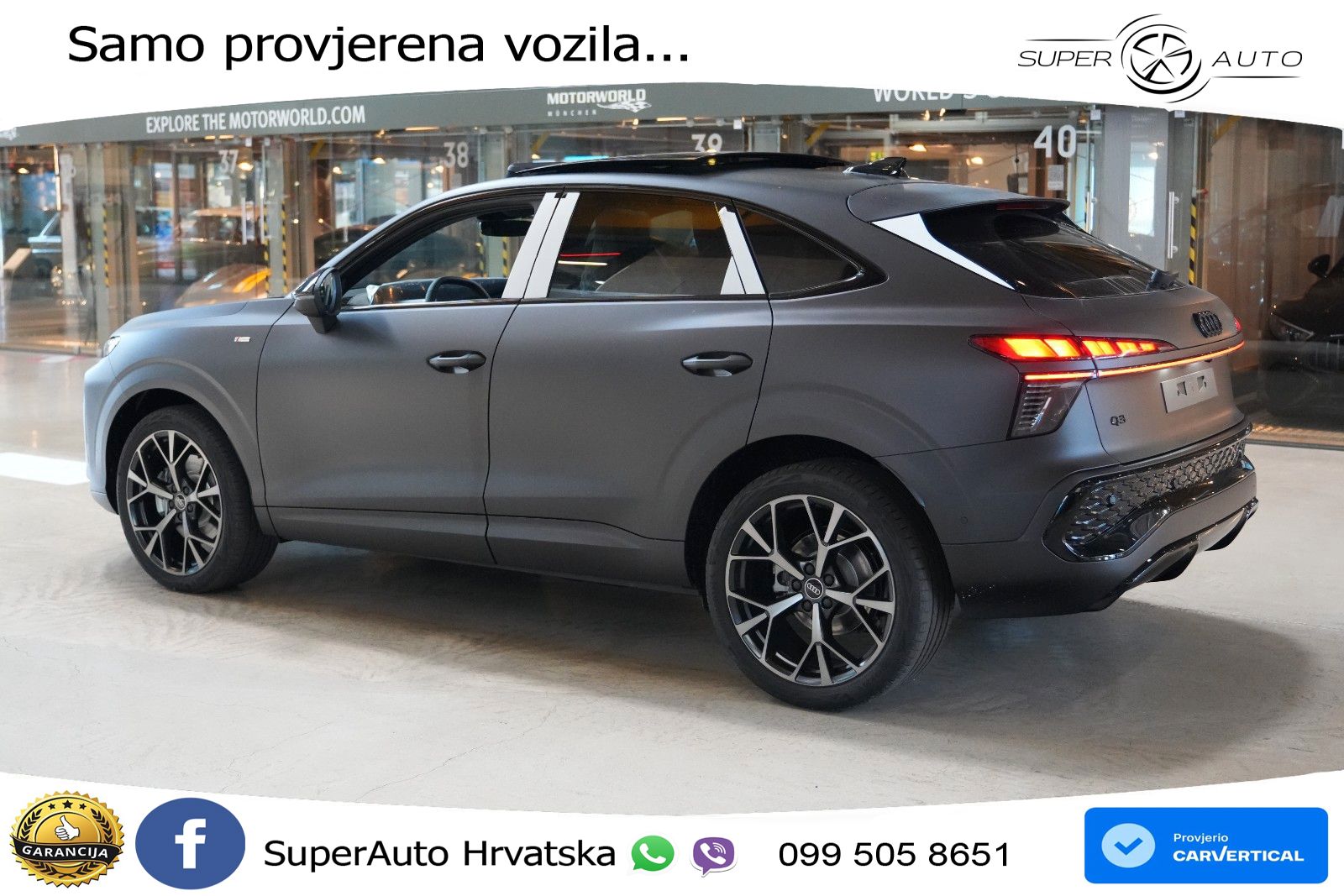 Audi Q3 Sportback 2.0 TDI (150 KS) S tronic S line LED+ACC