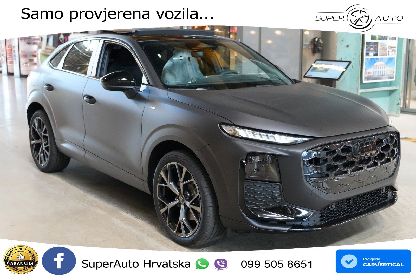 Audi Q3 Sportback 2.0 TDI (150 KS) S tronic S line LED+ACC