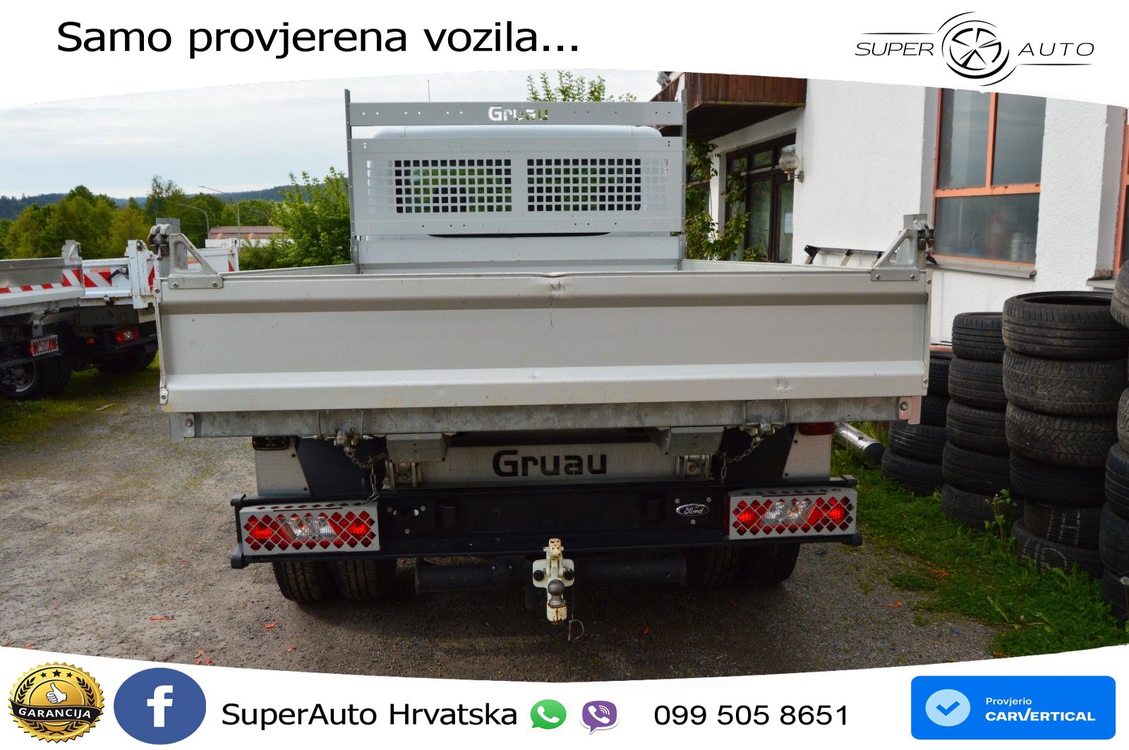 Ford Transit Pritsche 350 L2 Zwillingb. Kipper 131 KS