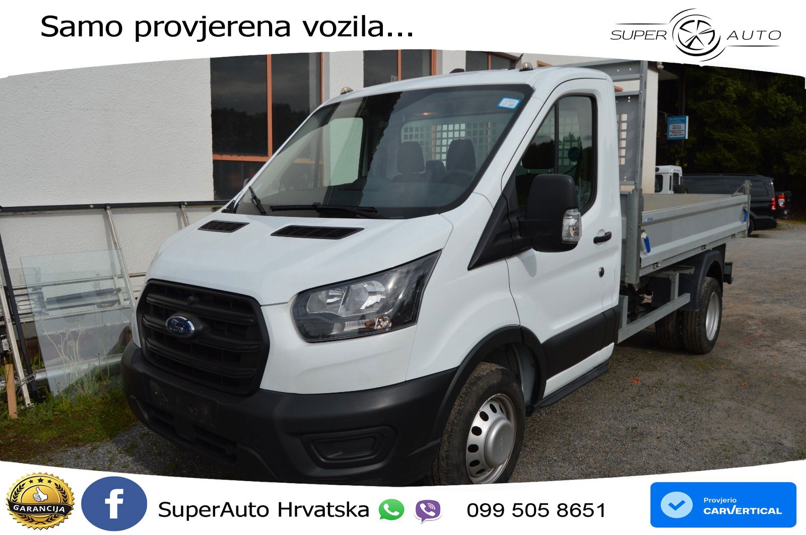Ford Transit Pritsche 350 L2 Zwillingb. Kipper 131 KS